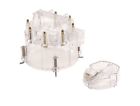 1263c Mr Gasket Transparent Distributor Cap 084041017371
