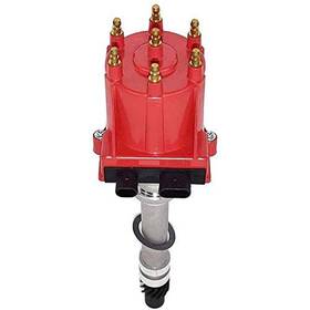 A Team 793982297083 Oem Distributor 4.3l V6 Tbi Efi - Compatible With Gmc Chevy Red Cap
