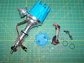 Hei7708l A-team Big Block Ford Pro Series Billet Distributor R Blue Cap Fe V8 Ready To Run