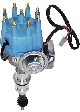 Fba-r2r6702bl A-team Performance R2r Complete Distributor - Ready 2 Run For Ford Windsor V8