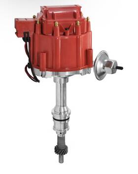 T3111id A Team High Performance Ignition Distributor For Jeep Coil 6 Cyl./red Cap