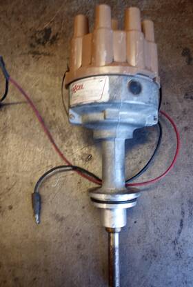 30303 Accel Dual Point Distributor 426 440 Mopar External Dwell