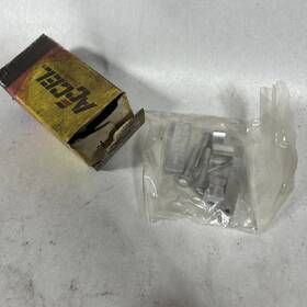31030 Accel Chevy V8 Chrome Distributor Cap Hold Down Bbc Sbc 90degree V6. Nos