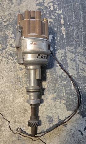 E44720 Accel 37201 Used Ford Dual Point Distributor 289/302 1/4 Inch Hex