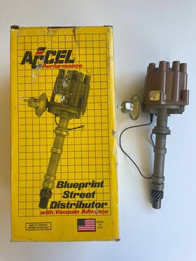 9106 Accel Distributor No. 8 Cylinder Chevy 327 350 396 427 Pontiac 307