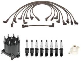Bcvc-14855-dcrwsp-8-3054605 Acdelco Ignition Kit Distributor Rotor Cap Wire And Spark Plugs For Chevy Gmc V8