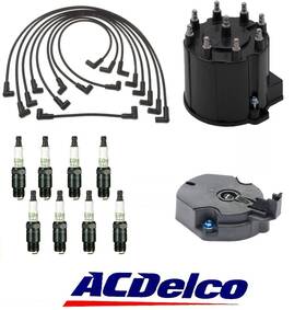 Bcvc14855dcrwsp83057966 Acdelco Ignition Kit Distributor Rotor Cap Wire Spark Plugs For Chevrolet Gmc V8