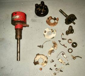 Igw-4152a Auto-lite Distributor Core Mech. Adv. Missing Parts With Model A Ford
