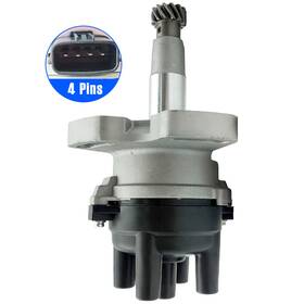 84-35465 Automotivepartsmatter For Mazda Mpv B2600 L4 2.6l 1990-94 Ignition Distributor With Cap And Rotor