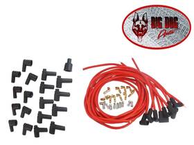 Bd4603red Big Dog 8.5mm Spark Plug Wires With 90 Degree Boots Red For Chevy Ford Mopar