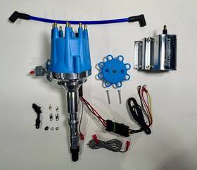 Jm7712bl-60k-cw Block Performance Parts Amc/jeep 290 304 343 360 390 401 Blue Small Cap Hei Distributor 60k Coil