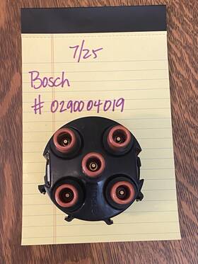0290004019 Bosch New Old Stock Distributor Cap Fits Vw Porch And Alfa Romeo