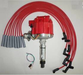 Bpp/tsp Jm6535r-614r-pt Buick Nailhead 425 401 400 364 322 264 Hei Distributor Red 8mm Plug Wires Usa