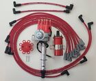 Bpp6701r-810r-r45k-cw Block Performance Parts Chevy Small Hei Distributor Red Coil Wires