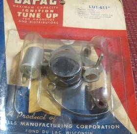 Lu1611 Capac New 1952-1956 Import Tune Up Kit Rotor Condenser And Points Usa Read