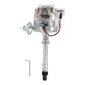 Ws-s103 Carmocar Hei Distributor Clear Cap Compatible With Chevy Gm Sbc V8 283 305 307 327 350