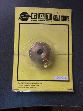 Dg-318 Cat Bronze Distributor Gear Mopar Small Block 484 Inch Shaft