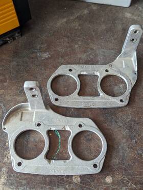 2050 Cb Performance Vw Bug Beetle Ghia Bus Aluminum Throttle Base Plate Dlra And Idf