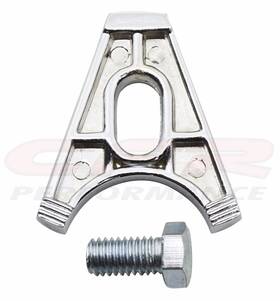 Hz-1094 Cfr Performance Distributor Hold Down Clamp For Chevy V8 Chrome Finish Steel