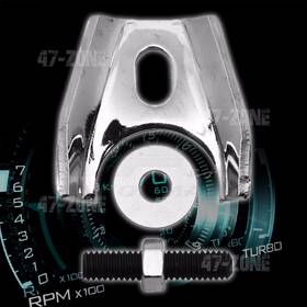 Hz-1095 Cfr Performance Steel For Ford Fe Competition Style Distributor Hold Down Clamp - Chrome