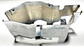 3900517 Corvette 1967 Chevy C2 Lower Distributor Ignition Shield With Clip Oem