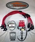 351c-m-400-429-460 Crt Ford Bb Red Small Hei Distributor Coil Plug Wires