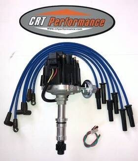 Crt529e-bk Crt Performance Crt529e-bk/bl 225 231 Buick Odd Fire Dauntless V6 Hei Distributor Extended Shaft 8mm Wires