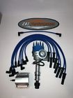 Crt3-60w-all-blue Crt Small Cap Oldsmobile Blue Hei Distributor Coil Wires