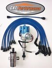 Crt702bl-45ch Blw F Crt Ford Blue Small Female Hei Distributor Coil Plug Wires