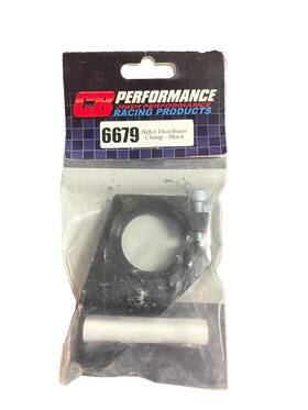 6679 Custom Cb Performance Billet Distributor Clamp Vw Bug Bus Ghia Thing Type 3 Black
