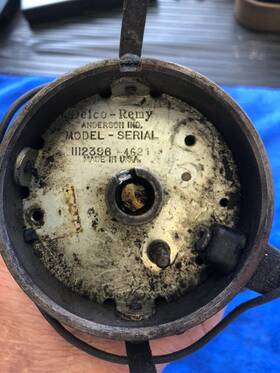 1112396-4621 Delco Remy #111239-4621 1954 235cu Inch 6 Cylinder Distributor Part #1112396-4621 / Powerglide