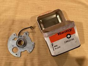 1962141 Delco Remy Corvette Remey Distributor Plate - 1958-69 Nos Gm Part Number