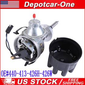 440-413-426h-426w Depotcar-one For Mopar Electronic Ignition Distributor Rb-engine Plym Dodge 440/413 Blk Cap
