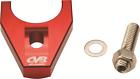 Dhb6r Cvr Distributor Hold Down Bracket Billet Aluminum Red 833077001478