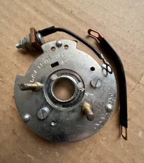 Dyna-flyte 956-d Dyna-flyte 1956-1961 Dual Point Distributor Plate