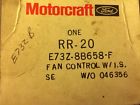 E73z-8b658-f Motorcraft Ford Fan Control