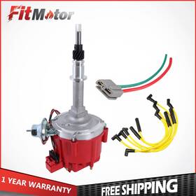 50701m13086k-c5 Fitmotor Ignition Distributor &plug Wires Set For Jeep Inline 6 232/258 Cj5 Cj7 Amc Eagle