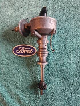 C0ae-12127-a Ford 1959 292 Points Distributor Y-block 9md Core For Parts
