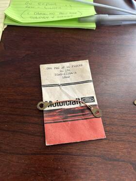 D2az-12264-a Ford 1967- 1973 Mustang Truck Distributor Breaker Ground Wire Usa