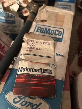 B9af-12265-a Ford Mercury Ml-291 1958-1975 Distributor Ground Lead Wire Motorcraft