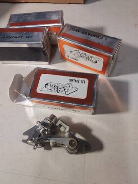 D-106pc Fullwell Motor Products 41473 1957/74 Nos Chevy Points Sets X4 Gm 283 327 Buick Pontiac Olds Cadillac