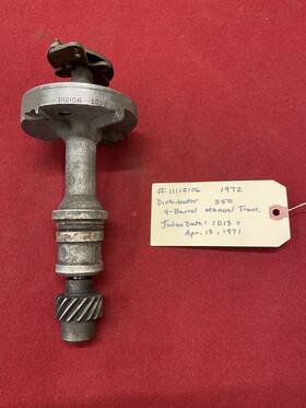 11112106 Gm 1972 Original Oldsmobile 350 4bbl M.t. Distributor #11112106