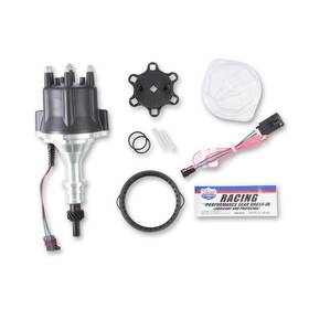 565-315 Holley Sniper Hyperspark Distributor Fits Ford I6 Shiny
