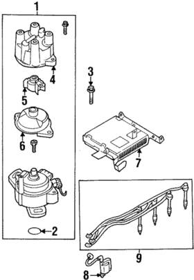 22100-0m812 Infiniti 221000m812 Genuine Distributor Assembly
