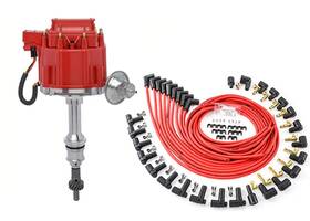 40012k Jegs Distributor And Spark Plug Wire Set Small Block Ford 221 To 302 Includ