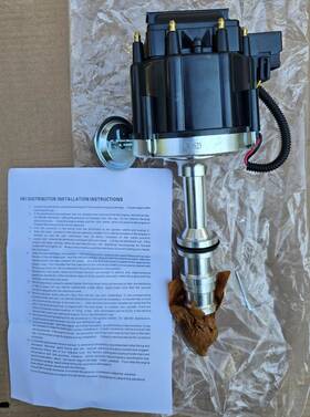 555-40059 Jegs Perfomance Products Hei Distributor For Ford Fe Big Block 332-428 V8 Engines Black Cap