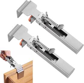 Adfc-01 Jeonz Adjustable Drawer Fixing Clamp Front Installation Clips 2pcs Silver