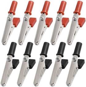 Jowxsx 768530832781 10pcs Alligator Clips 50mm Small Metal Electrical Clamps Wire
