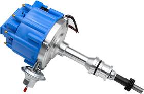 07fc-dhfd-016-fba03 Kible Hei Distributor 65k Coil 7500 Rpm For Ford Windsor Sbf 5.8l 351w 1-wire Blue Cap