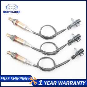 M07017x3c6 Kuiperauto 3pcs O2 Oxygen Sensors Front Right&left Downstream And Upstream For Chevy Gmc